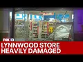 Lynnwood CVS storefront damaged FOX 13 Seattle