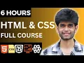 Master HTML and CSS in 6 Hours HTML and CSS full Course 2024 Html and CSS full Tutorial 2024
