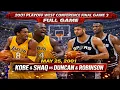 2001 Lakers vs Spurs NBA Playoffs WCF Game 3 Shaq 35 PTS Kobe Bryant 36 PTS 5-25-01 FULL GAME