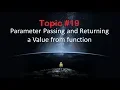 19 How to Pass Parameter to java Method HINDI and English how to return the value from Methods