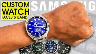 Galaxy Watch 8 Classic How to get Custom Watch Faces Rolex Tudor MORE