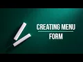 How to Create a Menu Form Using Visual Studio Client-Server Programming