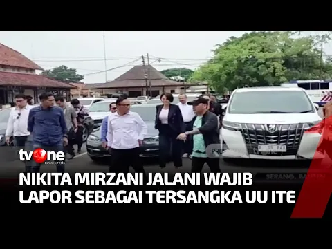 Nikita Mirzani Jalani Wajib Lapor Kasus Dugaan UU ITE