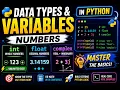 8 Data Types Variables - Numbers int float complex Numbers