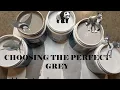 How to choose the PERFECT GREY Wall Paint - Flannel Grey MY GLAM LAUNDRY ROOM SERIES