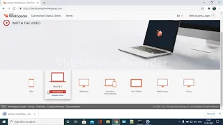 AWS - How to install Amazon WorkSpaces Client