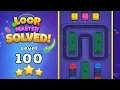 Loop Master Color Jam Sort - Level 100 Walkthrough Relaxing Puzzle Solution