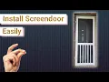 Installing Vinyl Screen Door - Easy and Efficient