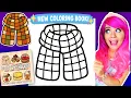 Coloring My Cozy Harvest Coloring Book Plaid Scarf Page AnyMark Alcohol Markers