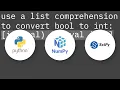 Converting matlab program to equivalent python code
