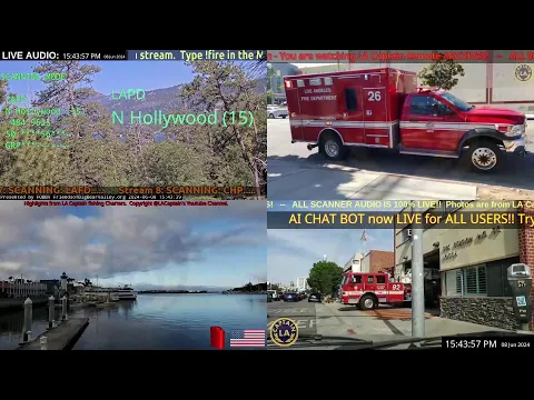 Download MP3 *LIVE* Los Angeles Police Scanner Audio LAPD Police LAFD Fire // 31-MAY-2024 // LA Captain