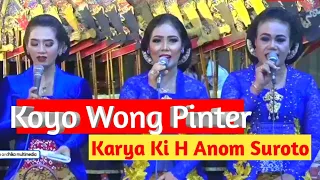 ini karya ki h anom suroto koyo wong pinter