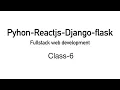Fullstack React - Python