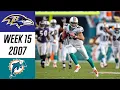 The Original Miami Miracle Ravens vs Dolphins 2007 Week 15