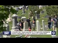 Utahns pay their respects to service members family members at Salt Lake City cemetery