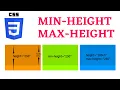 css min height and max height in Hindi css min and max height CSS Advanced tutorial in hindi - 2