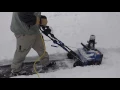 SNOW JOE ULTRA 21inch 15amp SJ625E - with some funny kids helping