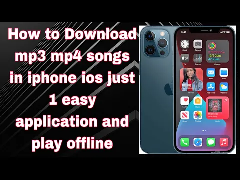 Download MP3 How to download mp3 Mp4 songs in iphone ios | IPhone me gana kese download kren