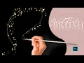 Glitter Effect Photoshop Brush Tutorial Gold Flake Pattern Stamp Brush