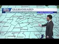 Single digit wind chills persist watching potential weekend storm