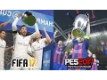 Download Lagu FIFA 17 vs PES 2017 UEFA CHAMPIONS LEAGUE FINAL Comparison
