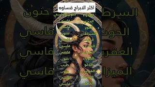 اكثر الابراج قسوه 