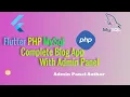 Flutter php mysql complete blog app with admin panel part 12