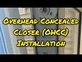 Storefront Pro Hardware OHC Overhead Concealed Door Closer With Adjustable Spring Power, 90 Degree Full Open Position - Video 6 of 1