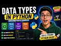 How to Use Data Types in Python int float string bool Explained Hindi