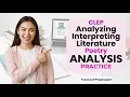CLEP Analyzing and Interpreting Literature Poetry Analysis Practice