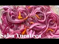 Pickled Red Onions with Habanero Peppers - Salsa Yucateca