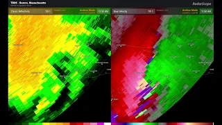 2019 Yarmouth MA Tornado Dual-Panel Radar