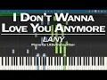 Download Lagu LANY - I Don't Wanna Love You Anymore (Piano Cover) Synthesia Tutorial by LittleTranscriber