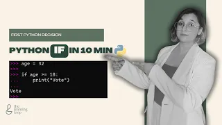 Python If Statement Explained for Beginners Make Decisions in Python Step-by-Step Tutorial