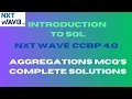 Aggregations MCQ S SQL Nxt Wave CCBP 4 o Introduction to Databases