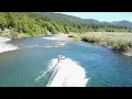 Creekboat picking through the rocks
