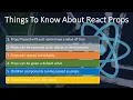 Things To Know About React Props Props