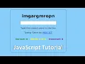 JavaScript Tutorial - Create a Word Shuffle Typing Game