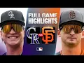 ROCKIES vs GIANTS Full Game Highlights August 15 2026 MLB Season