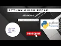 Session Quick recap - isInstance Python Introduction Variables in Tamil