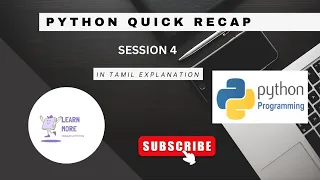 Session Quick recap - isInstance Python Introduction Variables in Tamil