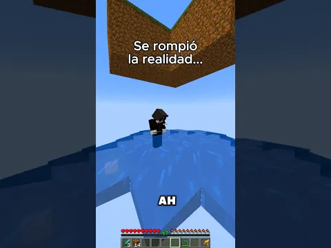 Se ROMPIÓ la REALIDAD en NUESTRO MUNDO de Minecraft #minecraft #shorts