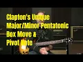 Download Lagu Blues Guitar Soloing Lesson - The Pentatonic Box Shift That Clapton Does