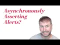 Asynchronously Asserting Alerts in WebdriverIO
