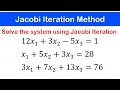 06b - Jacobi Iteration Method Example 2