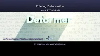 Maya Python API 14 - Writing a paintable Deformer