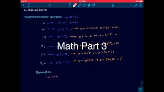 Assignment and Shortcut Operators in Java