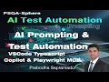 AI-Generating Typescript automation test scripts using AI prompts - Github Copilot and Playwright MCP