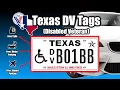 Texas DV Tags 2024 How to get them Disabled Veteran license plates