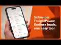 How Schneider FreightPower simplifies your freight search